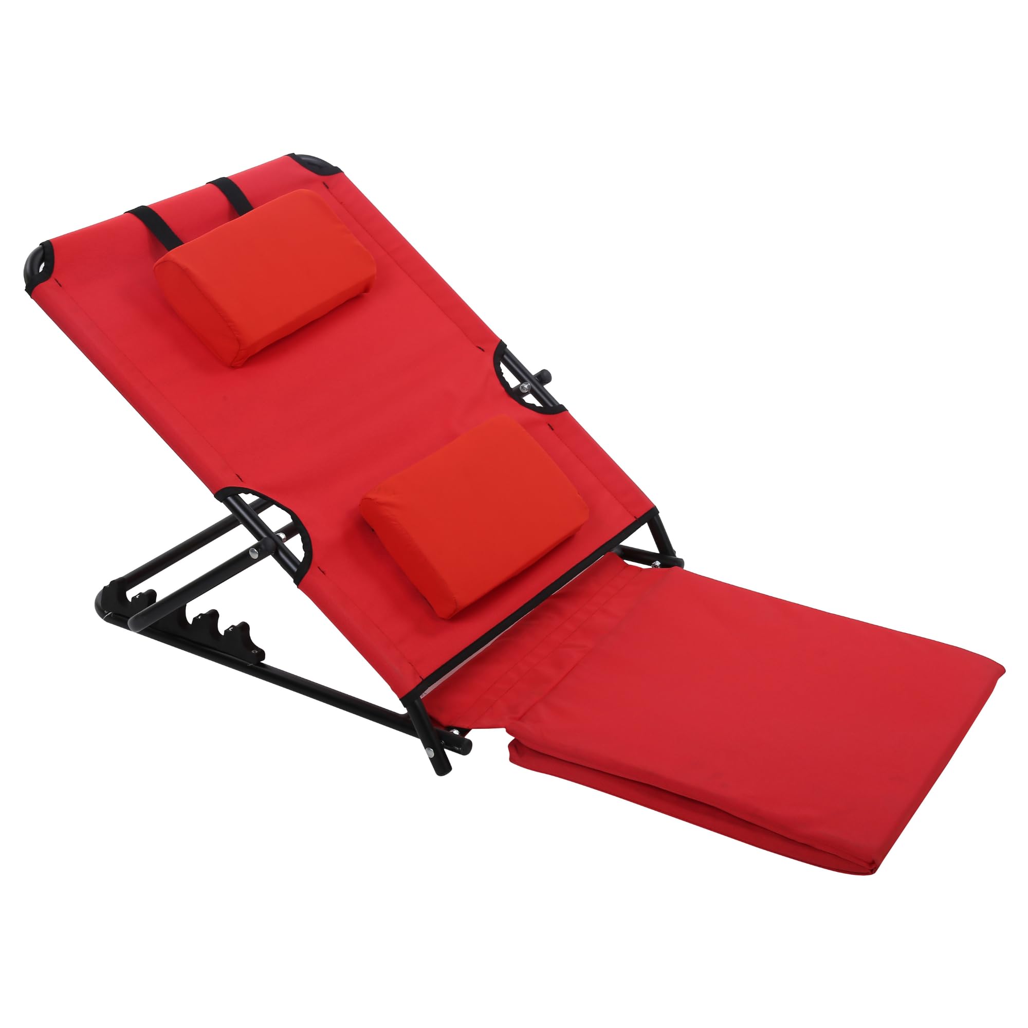 GREENLANDS Adjustable Recliner Bed Floor & Beach Lounger with Supportive Backrest, Ideal for Work from Home, Patient Care & Relaxation Supports Up to 150kg.-picture-18