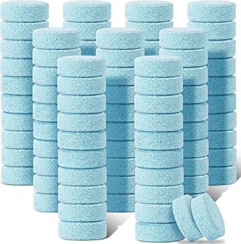 Ragnify 120 Pieces Car Windshield Washer Tablets Glass Concentrated Wiper Cleaning Washer Fluid Tablets for Car Kitchen and Room Window- 6mm