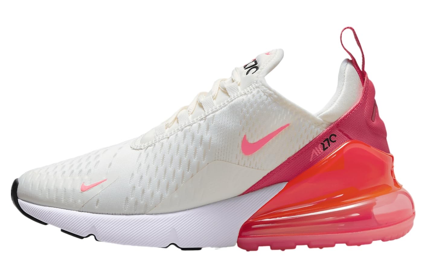 NIKE Air Max 270 AH6789-122, Sail/Aster Pink/White/Hot Punch), Sail/Hot Punch-aster Pink-White, 36.5 EU