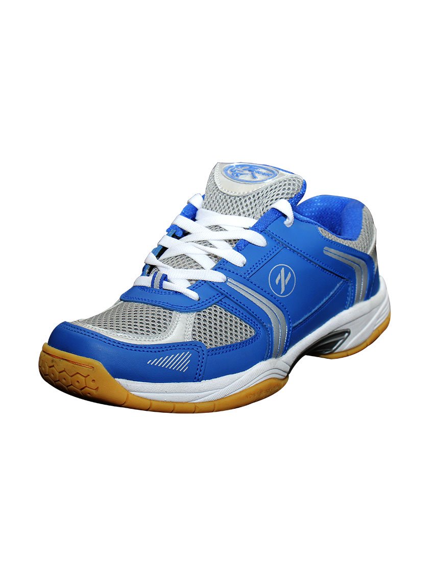 ZIGARO Badminton Shoe-Blue Silver