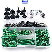 Vista 13 de Kit de pernos de carenado, tornillos, tuercas, arandelas, clips de pernos de motocicleta, aptos para Ducati 959/1299/959s/1098/848/1198 Kit de Negro