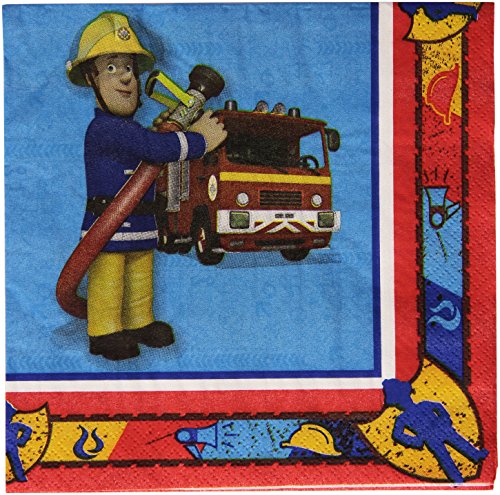 Preisvergleich Produktbild Amscan International-Papierservietten, 33 cm, Feuerwehrmann Sam