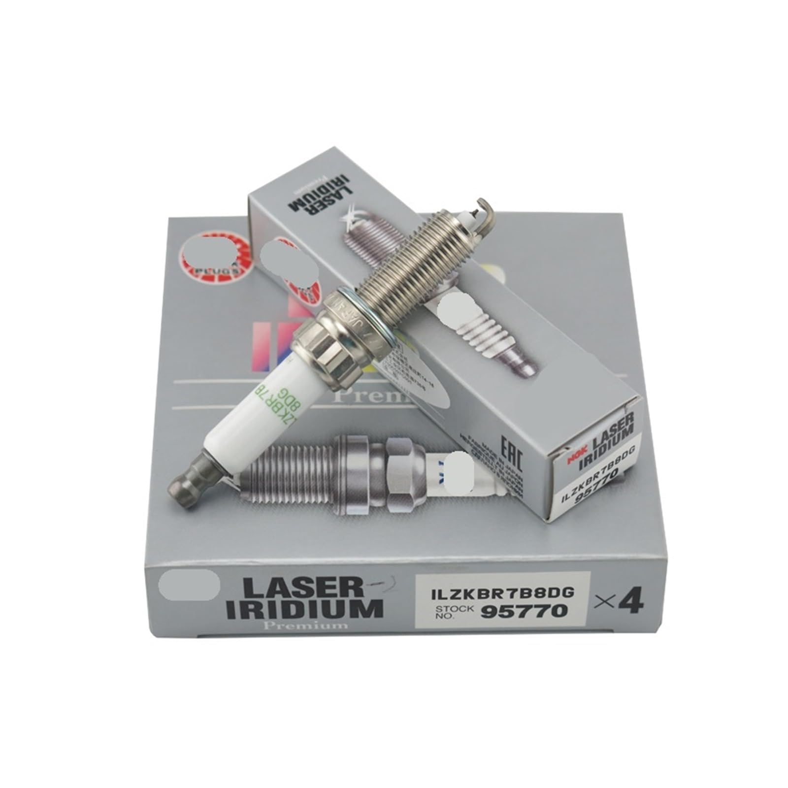 Amazon.com: 4/6 pieces 95770 ILZKBR7B8DG iridium spark plug (Color