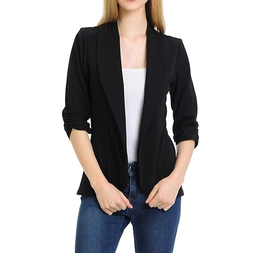 Women's Classic Casual Blazer Jacket