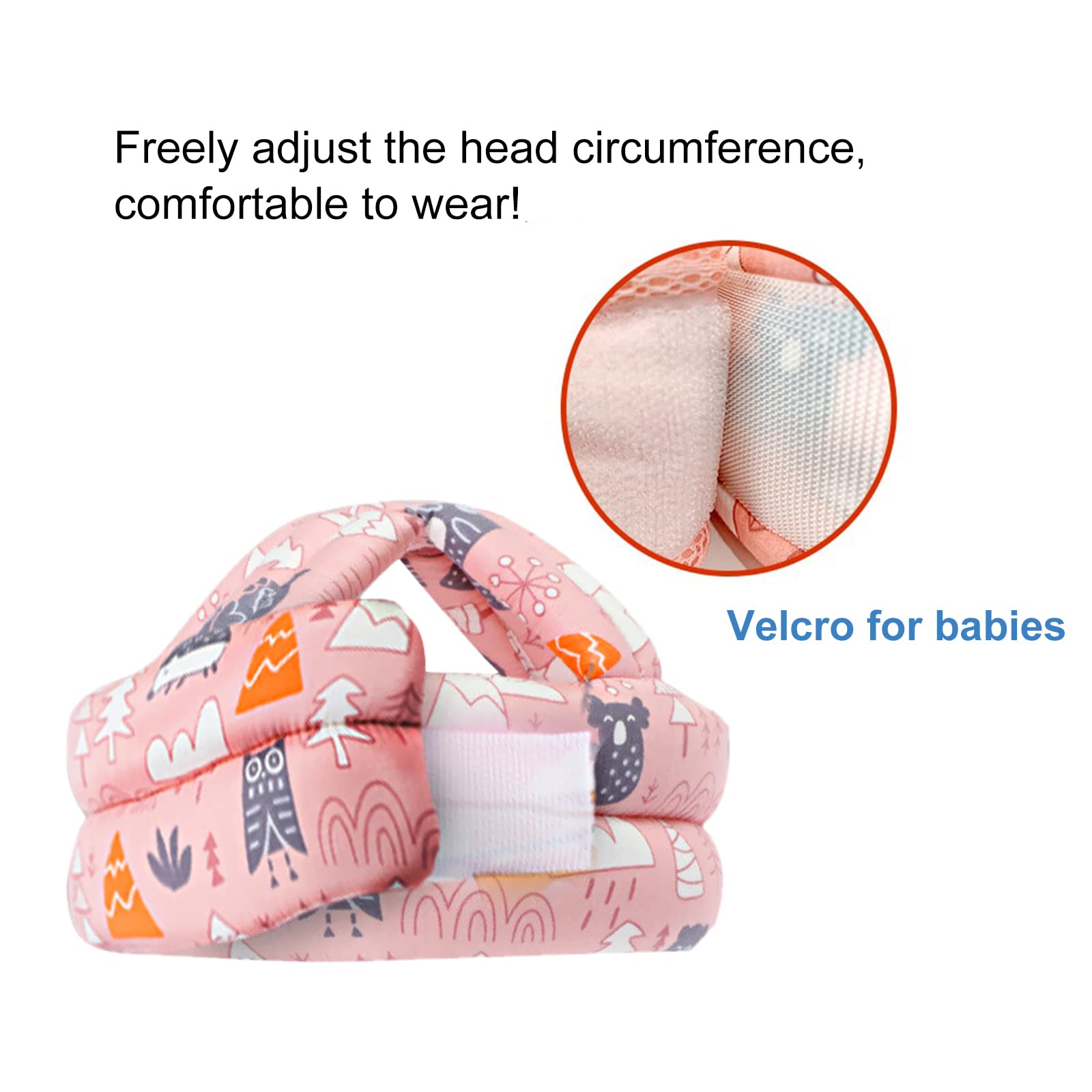 Casque Protecteur Tête Bébé - Coton Doux Réglable Pour 6 à 36 Mois - Prévention Des Bosses - 6