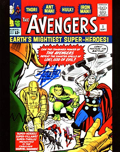 Stan Lee Avengers #1 Signed Autographed 8x10 Glossy Photo. Includes Fanexpo Certificate of Authenticity and Proof of signing. Entertainment Autograph Original. Thor, Iron Man, Hulk, Wasp, Ant Man