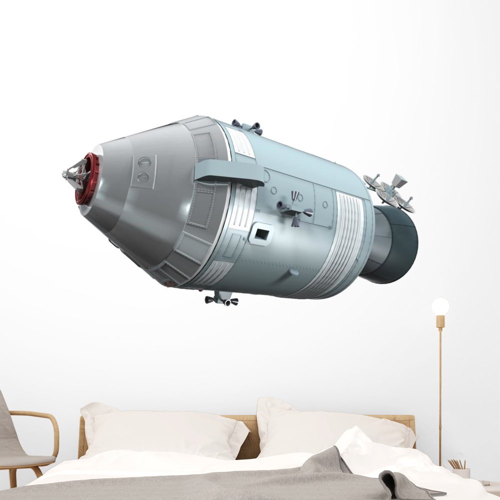 Wallmonkeys Apollo Command Service Module Wall Decal Peel and Stick Graphic (60 in W x 48 in H) WM161697