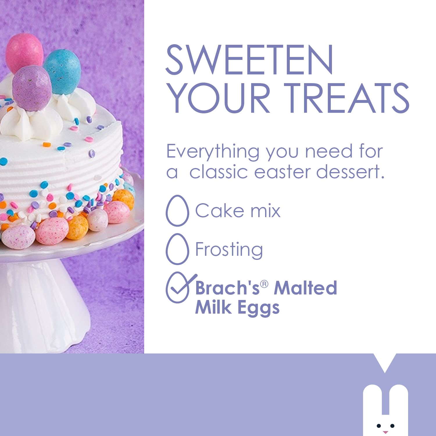 Brach's Pastel Fiesta Malted Milk Easter Eggs Bag of Malted Milk