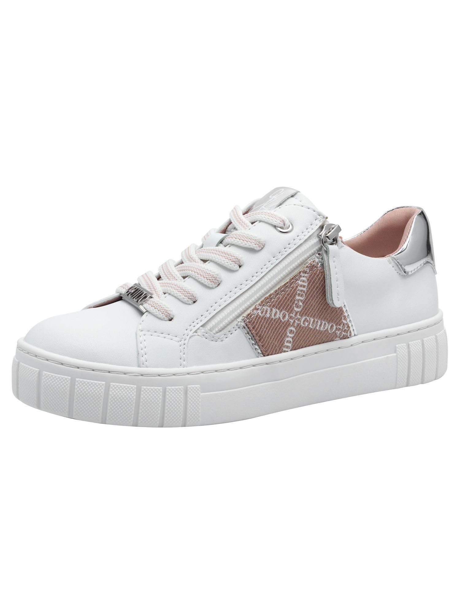 MARCO TOZZI Women's Damen by Guido Maria Kretschmer Sneaker 2-83703-44, White Powder, 3.5 UK
