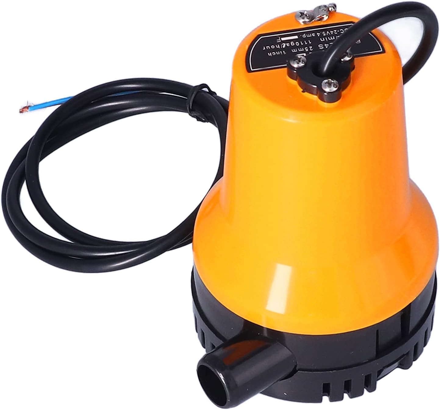 Bomba de Achique, Bomba de Achique Sumergible DC 24V 16.4ft Hight Lift 5400rpm Eficiente para Riego por Aspersión de Tierras de Cultivo
