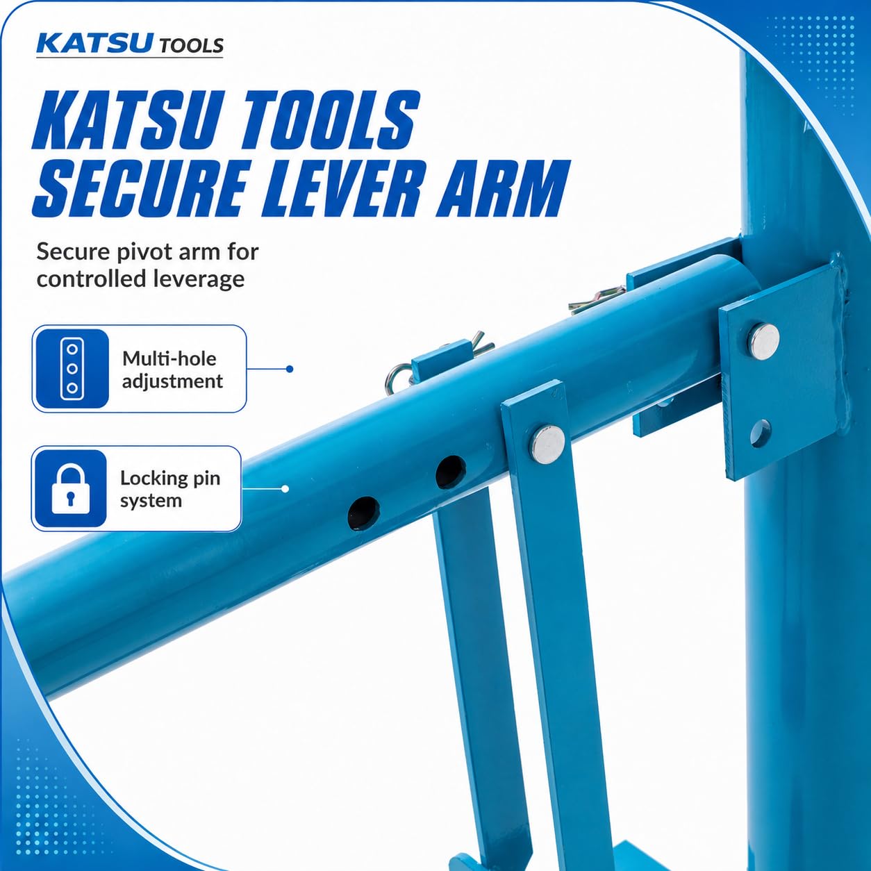 KATSU Tools Desmontadora de neumáticos Manual, extractora de neumáticos portátil para automóviles, rompedora de Ruedas, Herramienta de reparación para vehículos, Motocicletas, quads y más 451340