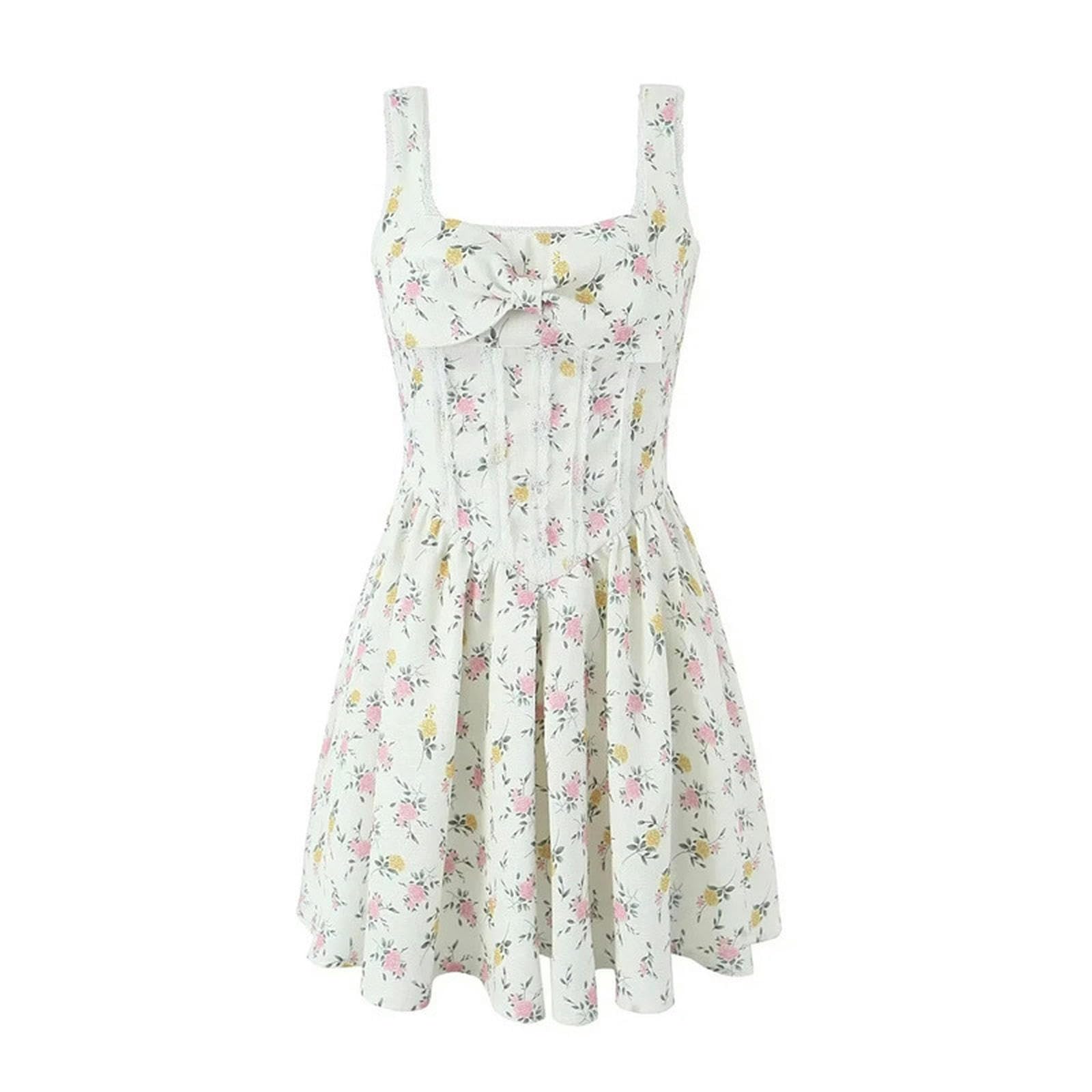Jupe à bretelles florale pour un pique-nique chic ou une sortie d'été