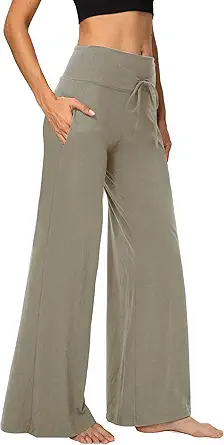 1/3 Pack Wide Leg Yoga Pants for Women, Comfy Lounge Pajama Sweatpants Loose Causal Palazzo with Pockets