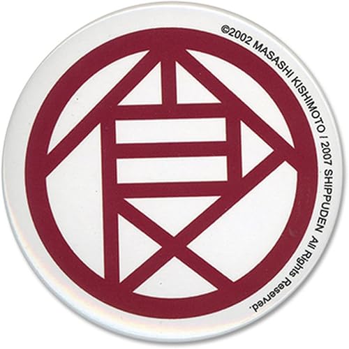 Great Eastern Entertainment Naruto Shippuden Choji botón, 2.1875"