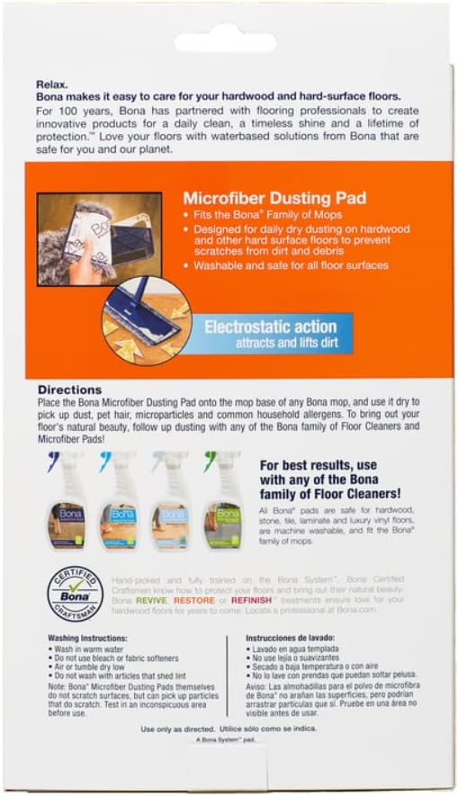 Bona WM710013272 MicroPlus Dusting Mop Pad