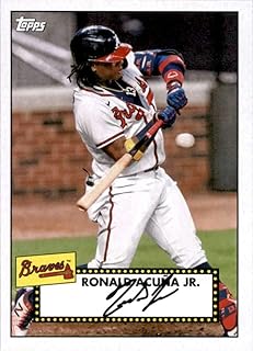 Baseball MLB 2021 Topps 1952 Topps Redux #T52-45 Ronald Acuna Jr. NM-MT Braves