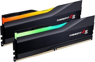 G.SKILL Trident Z5 RGB Series DDR5 RAM (Intel XMP 3.0) 32GB (2x16GB) 7200MT/s CL34-45-45-115 1.40V Desktop Computer Memory U-DIMM - Matte Black (F5-7200J3445G16GX2-TZ5RK)