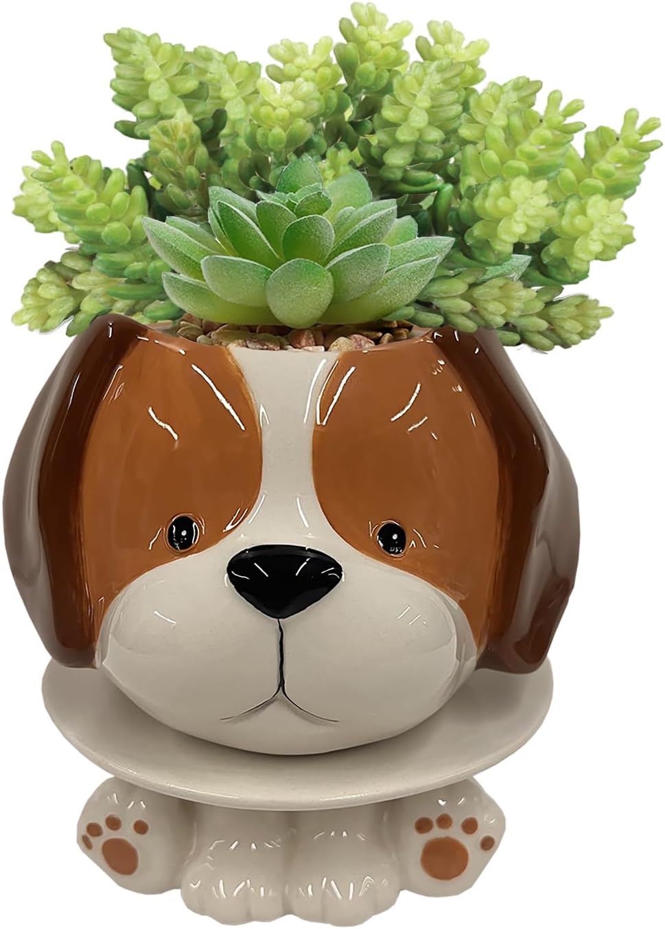 Streamline Imagined Footsie Planter - Turtle