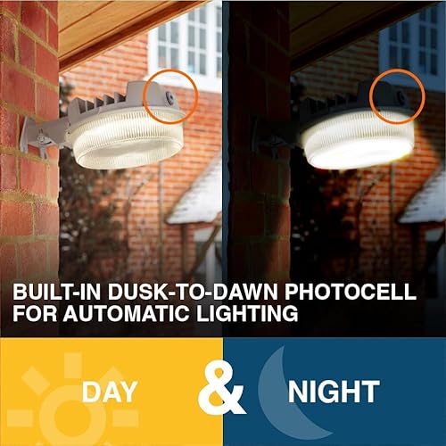 Miniatura 5 de Sylvania Luz LED para granero de 40 W, 4200 LMS, 50,000 horas, 80 CRI, del atardecer al amanecer con fotocélula con fotocélula, clasificación