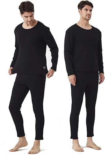 Miniatura 3 de Conjunto de ropa interior térmica térmica eléctrica para hombre, ropa interior deportiva de invierno al aire libre con batería y caja