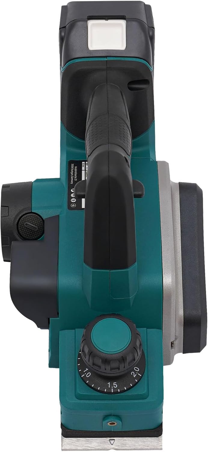 Held Electric Cordless Wood Planer Woodworking Tool 15000r/min Woodworking Hand Power Tools for Wood Chamfer DIY Model(US Standard)