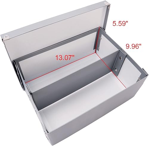 Miniatura 5 de Snap-N-Store Caja de almacenamiento para CD y DVD, paquete de 2, doble ancho, soportes de discos de 6.1 x 10.5 x 14 pulgadas con tapas para