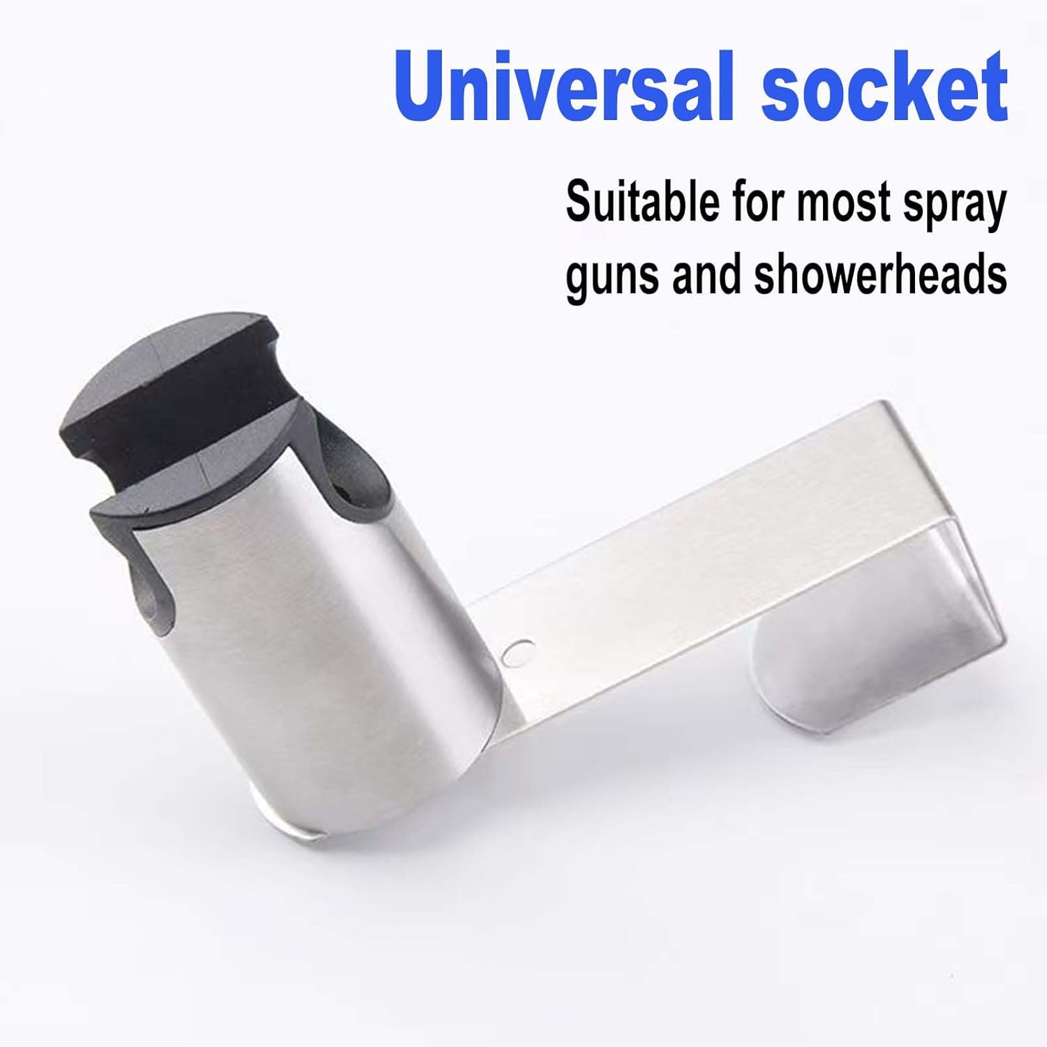 Bidet Sprayer Holder Universal Bidet Attachment Holder Stainless Steel Bathroom Attachment Hanging Bracket for Hand Shower Toilet Bidet Sprayer (Stainless Steel)