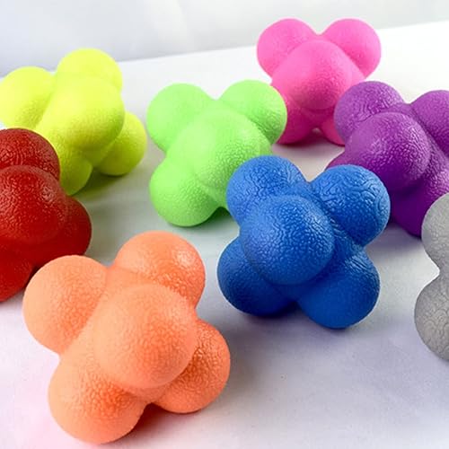 Miniatura 4 de AIRLAXER Bola de reacción, pelota de entrenamiento de coordinación ojo-mano, 2.83 pulgadas, naranja