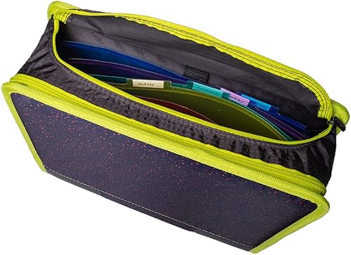 Miniatura 8 de Case-it The Mighty Zip Tab - Carpeta expansible con cremallera, junta tórica de 3, pestañas de 5 colores, múltiples bolsillos, para 600 hojas, con