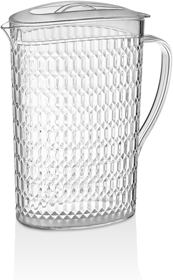 Plastport Gastroplast PC Jug - 2.2L - Premium Polycarbonate Diamond Pitcher virtually unbreakable - GSRH-01