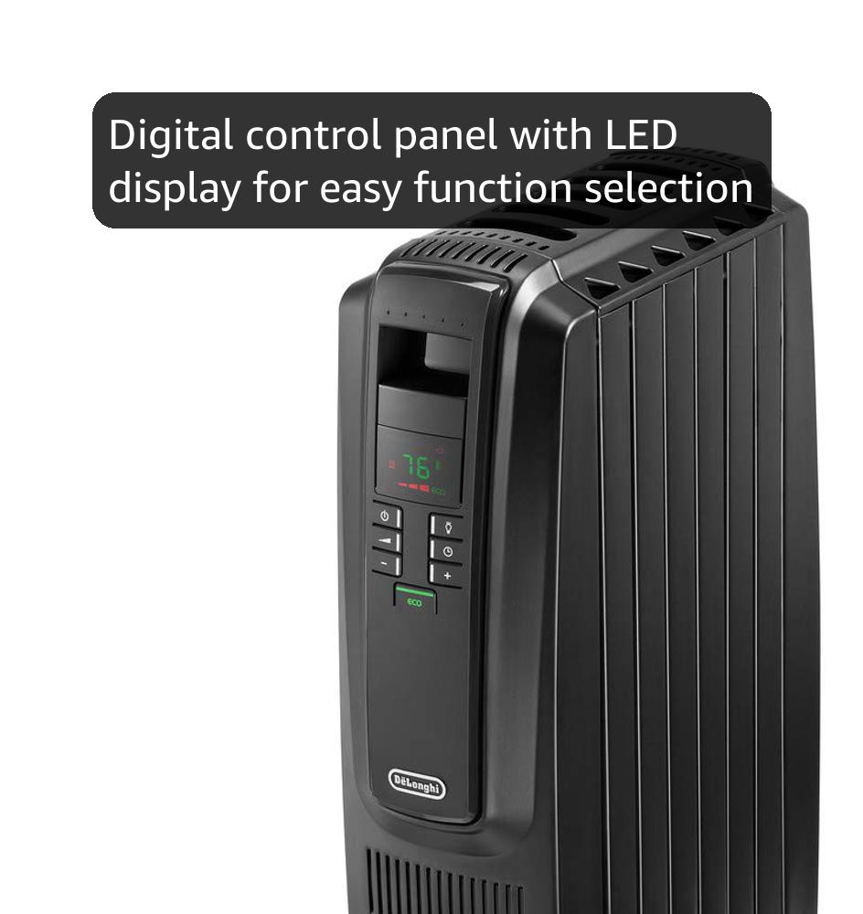 Amazon.com: DeLonghi Dragon Digital Oil Filled Radiator Heater