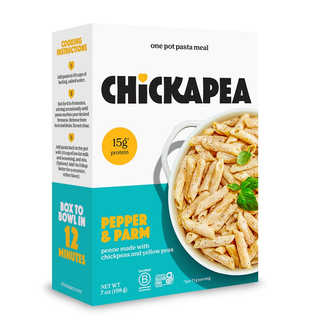Chickapea One Pot Chickpea Pasta - Pepper & Parm - 7 oz (Pack of 1)
