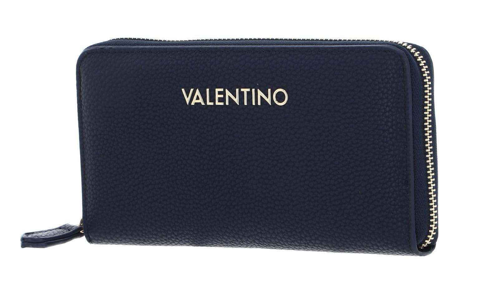 VALENTINO Brixton VPS7LX155 Zip Around Wallet; Color: BLU, Blue, One Size, Casual