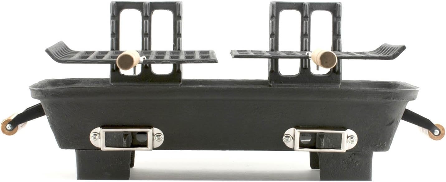 marsh allen cast iron hibachi charcoal grill