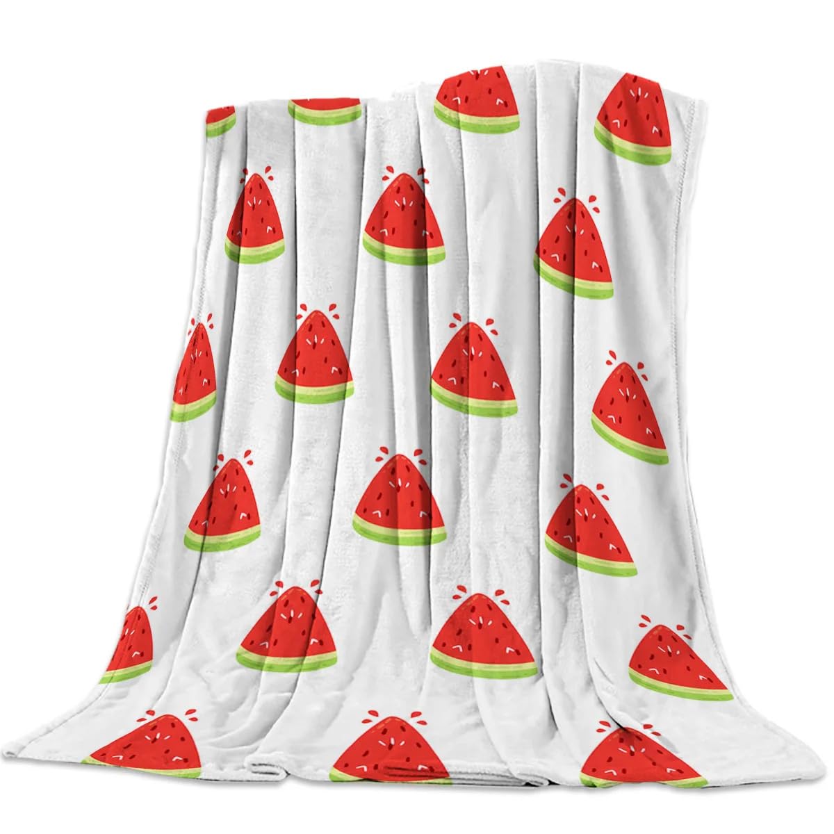 Couverture de fruits de pastèque douce pour vos soirées cocooning sur le canapé