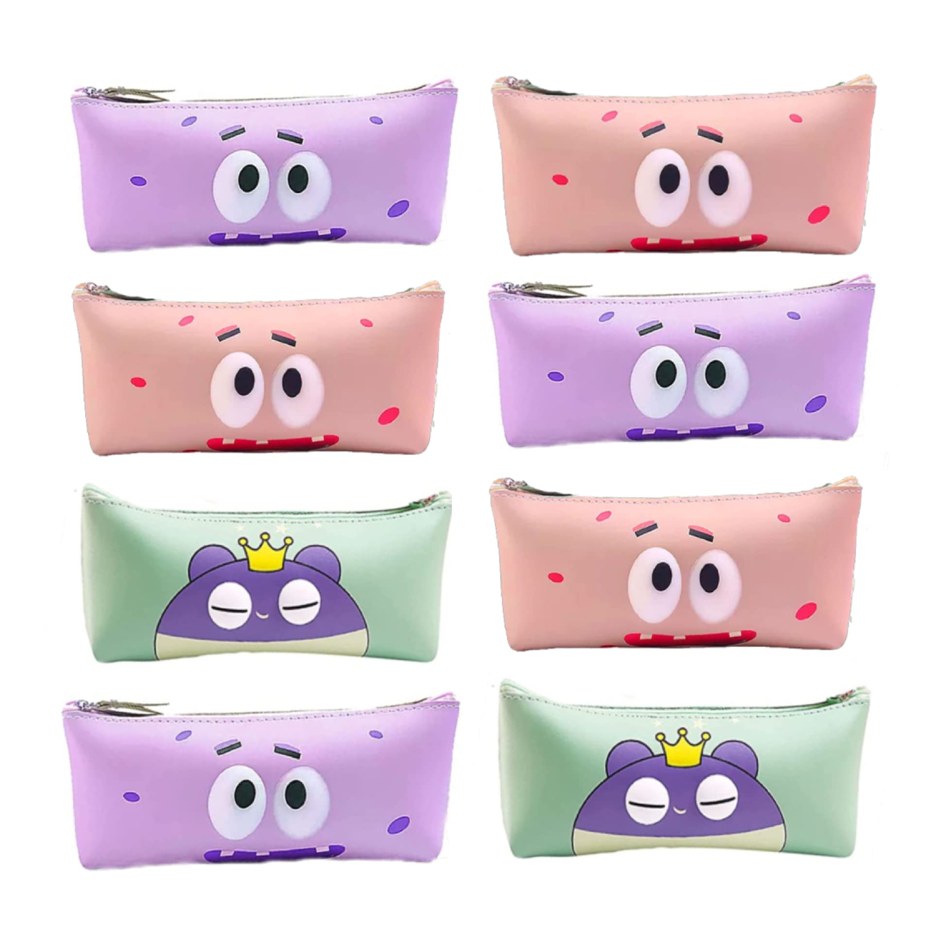 ShubhKraft Birthday Return Gift in Bulk for Kids | Soft Silicon School Pencil Pouch/Stationery Case Pouch with Zipper Lock/Pen Holder for Kids Boys & Gilrs (Pack of 8, Multicolor) (B09ZLK3G6F) Amazon Price History, Amazon Price Tracker