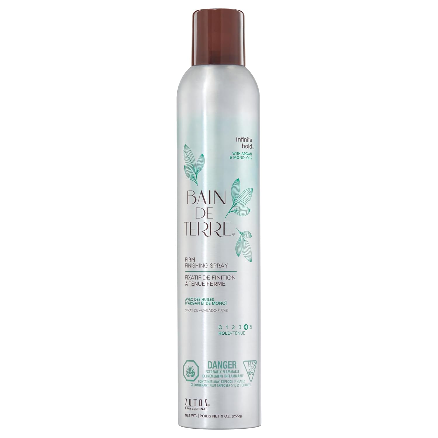 Bain de Terre Infinite Hold Firm Finishing Spray, Lasting Control & Shine, Heat & Humidity Protection with Argan & Monoi Oils, Paraben-Free, Color-Safe, Vegan, 9.1 Fl Oz Bain de Terre Infinite Hold Firm Finishing Spray, Lasting Control & Shine, Heat & Humidity Protection with Argan & Monoi Oils, Paraben-Free, Color-Safe, Vegan, 9.1 Fl Oz