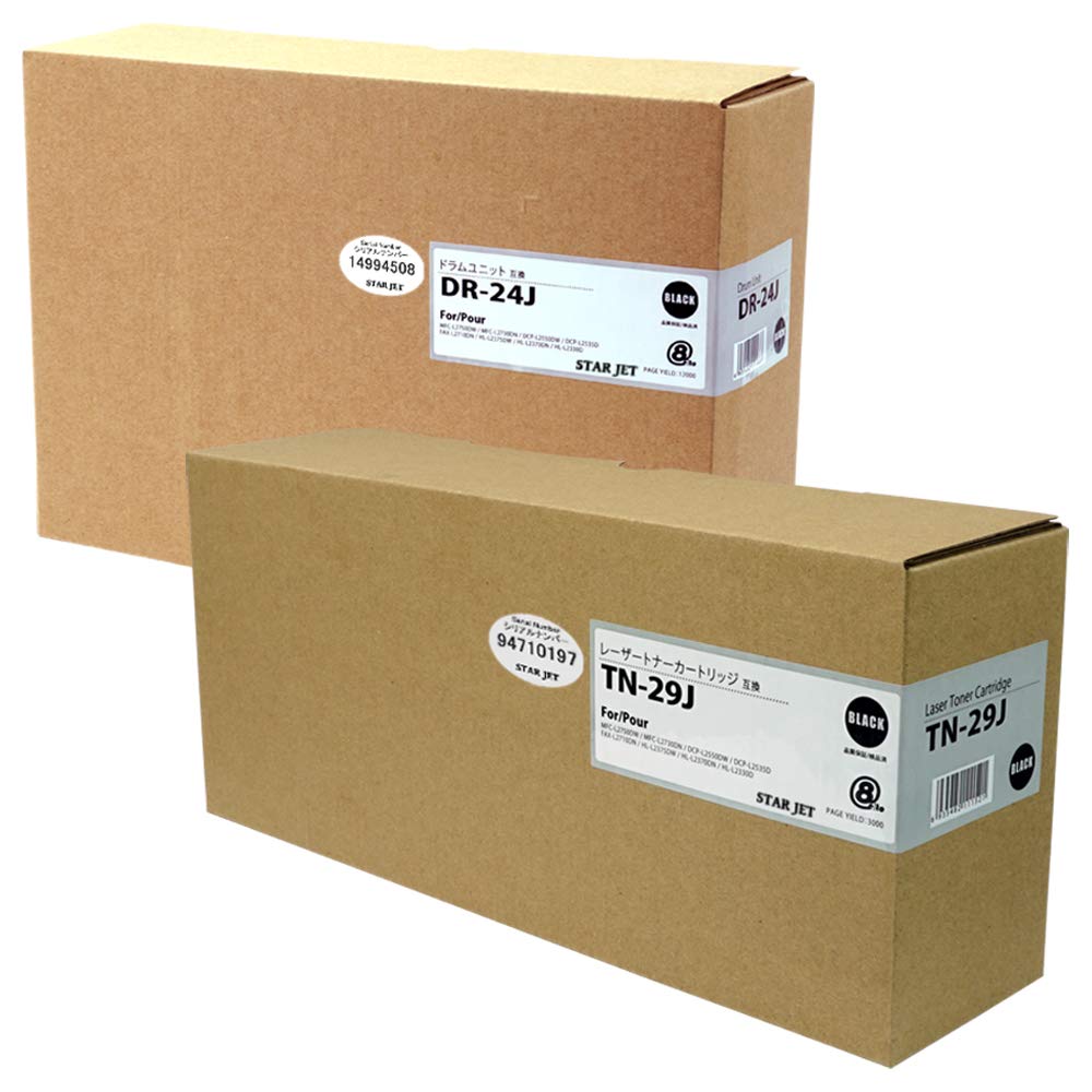brother純正トナーTN-29J、ドラムユニットDR-24Jセット トナーカートリッジ TN-29J / ドラムユニット DR-24J