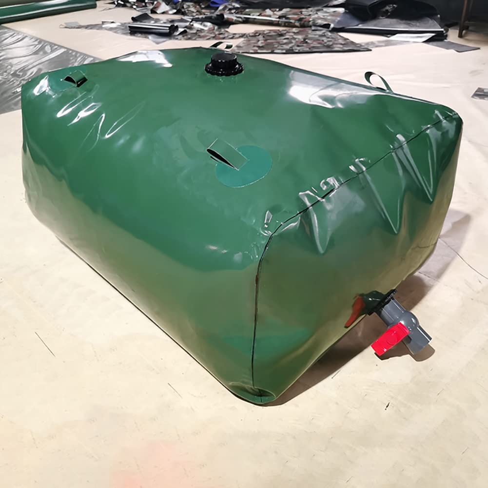 Tanque de Agua Plegable de PVC - Vejiga de Almacenamiento de Agua de Emergencia(1x0.5x0.2m/100L/26Gallon)