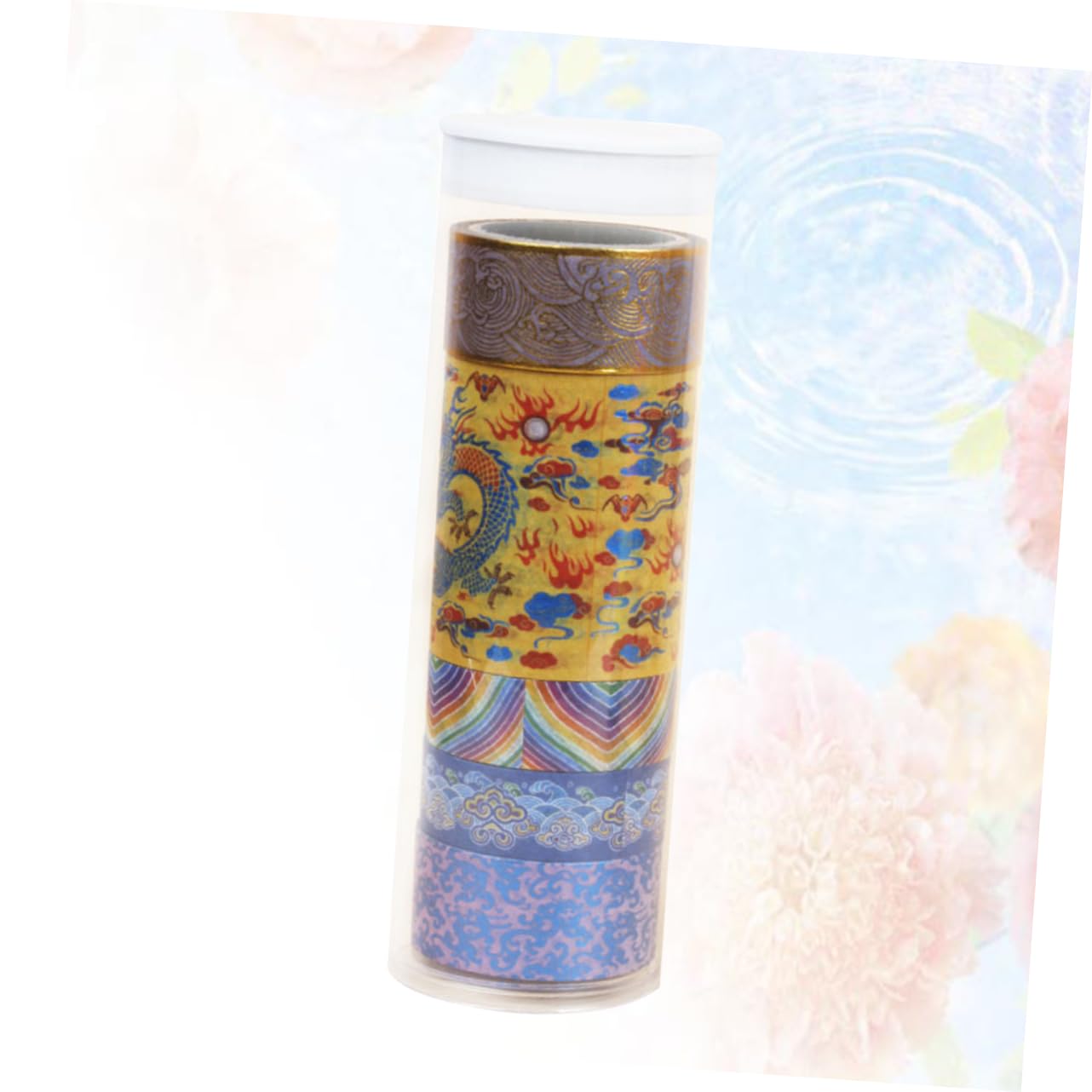 Operitacx 3pezzi Washi Tape Decorativo Per Fai Da Te Con Design Elegante e Nastro Adesivo Per Scrapbooking e Decorazione Di Regali Di Nastri Carta Per Ragazzo Ragazza e Ragazze Drago