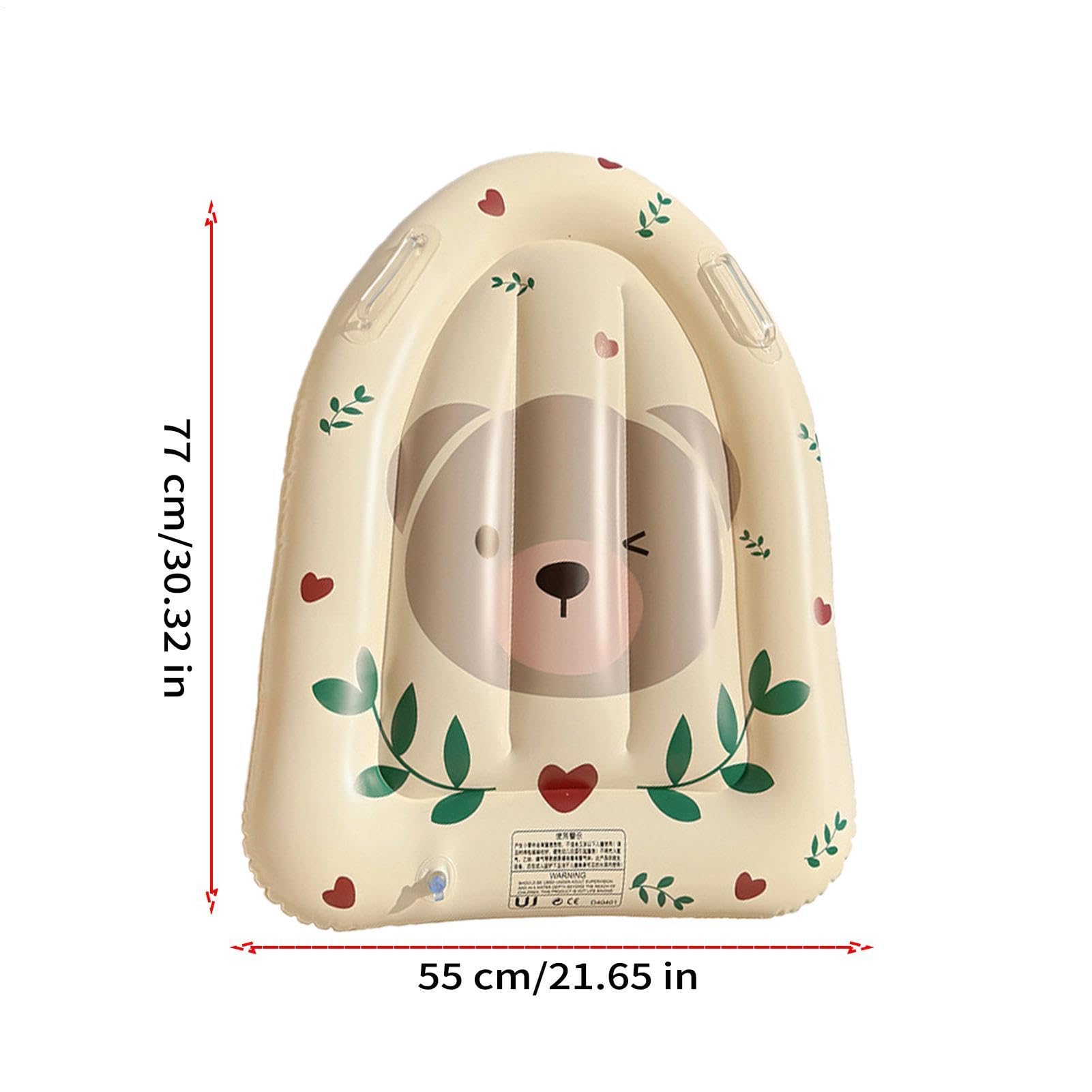Bodyboard gonfiabile per bambini, bodyboard galleggiante con manici, per surf, nuoto, con tavola da surf, per bambini, piscina, parco acquatico, campi estivi, vacanze, viaggi, feste, scivoli