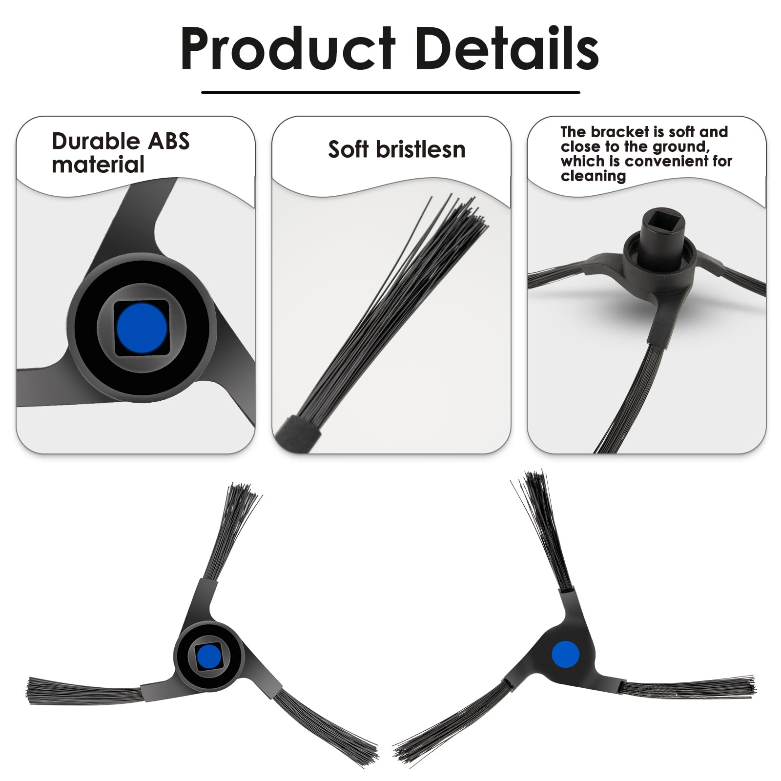 Amazon.com - CHAIN PEAK (10 Pieces) Side Brushes Replacement Parts