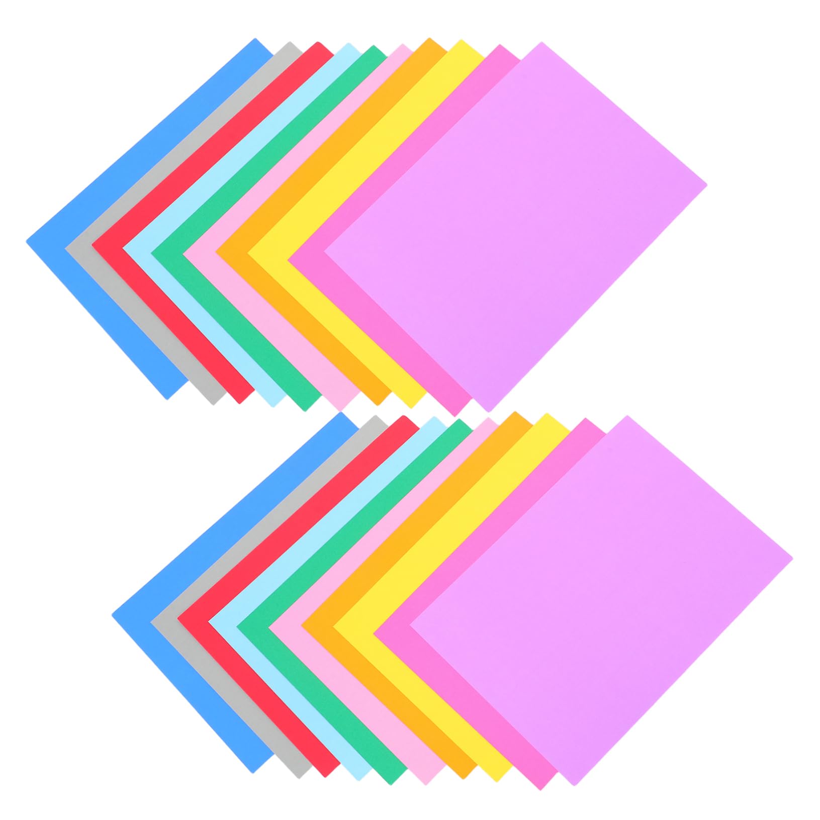 STOBOK 250stücke Karton Papier Farbiges Origamipapier Scrapbook-karton Bastelpapier Bunte Kartonbögen Tonpapierbögen Doppelseitiges Bastelpapier Origamipapierbögen Papier zum Basteln