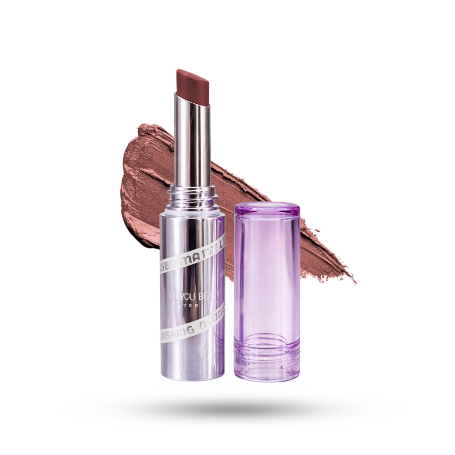 Lakyou Beauty Filter Face Smudge Proof, Long Wearing, Non Transfer Matte Lipstick, 4g-image-32