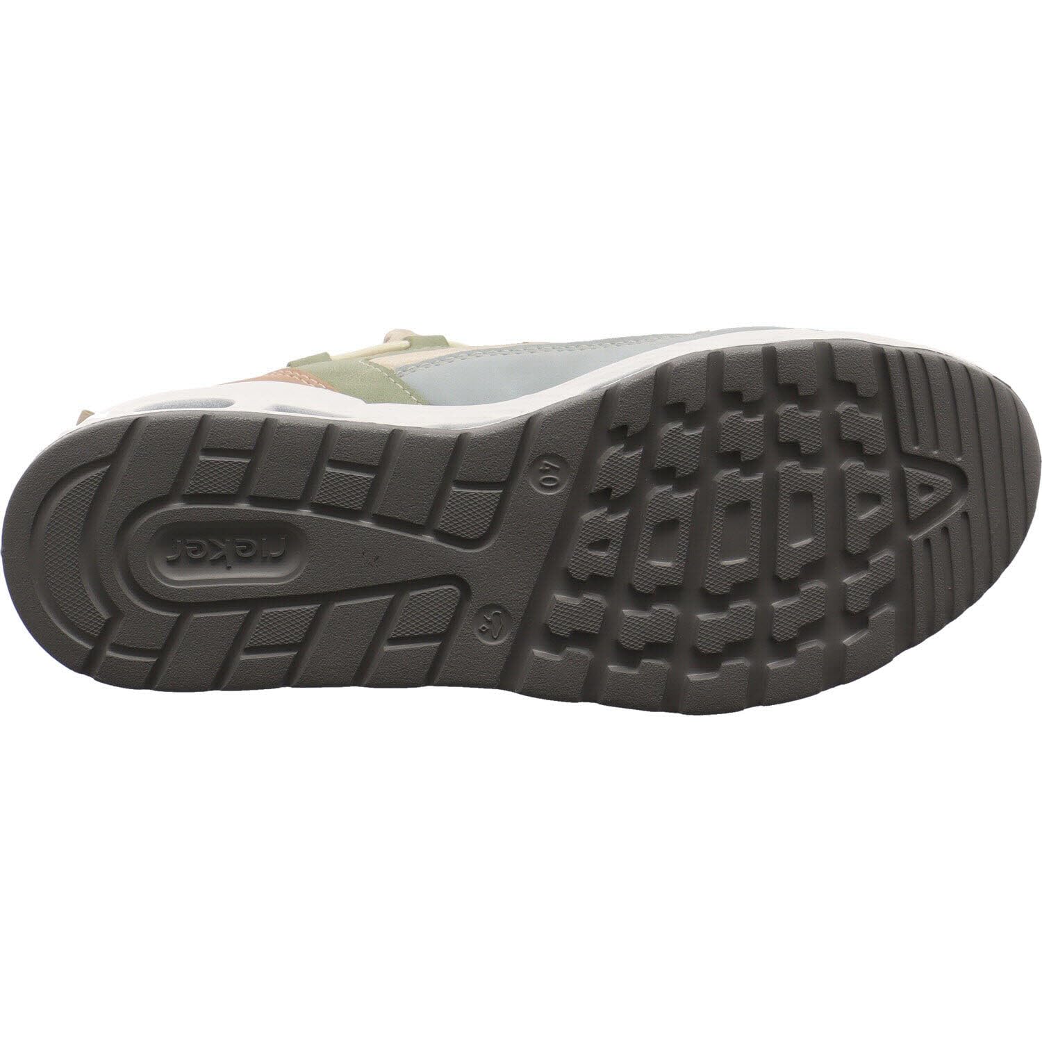 Rieker Damen Low-Top Sneaker N5254, Frauen Halbschuhe, lose Einlage