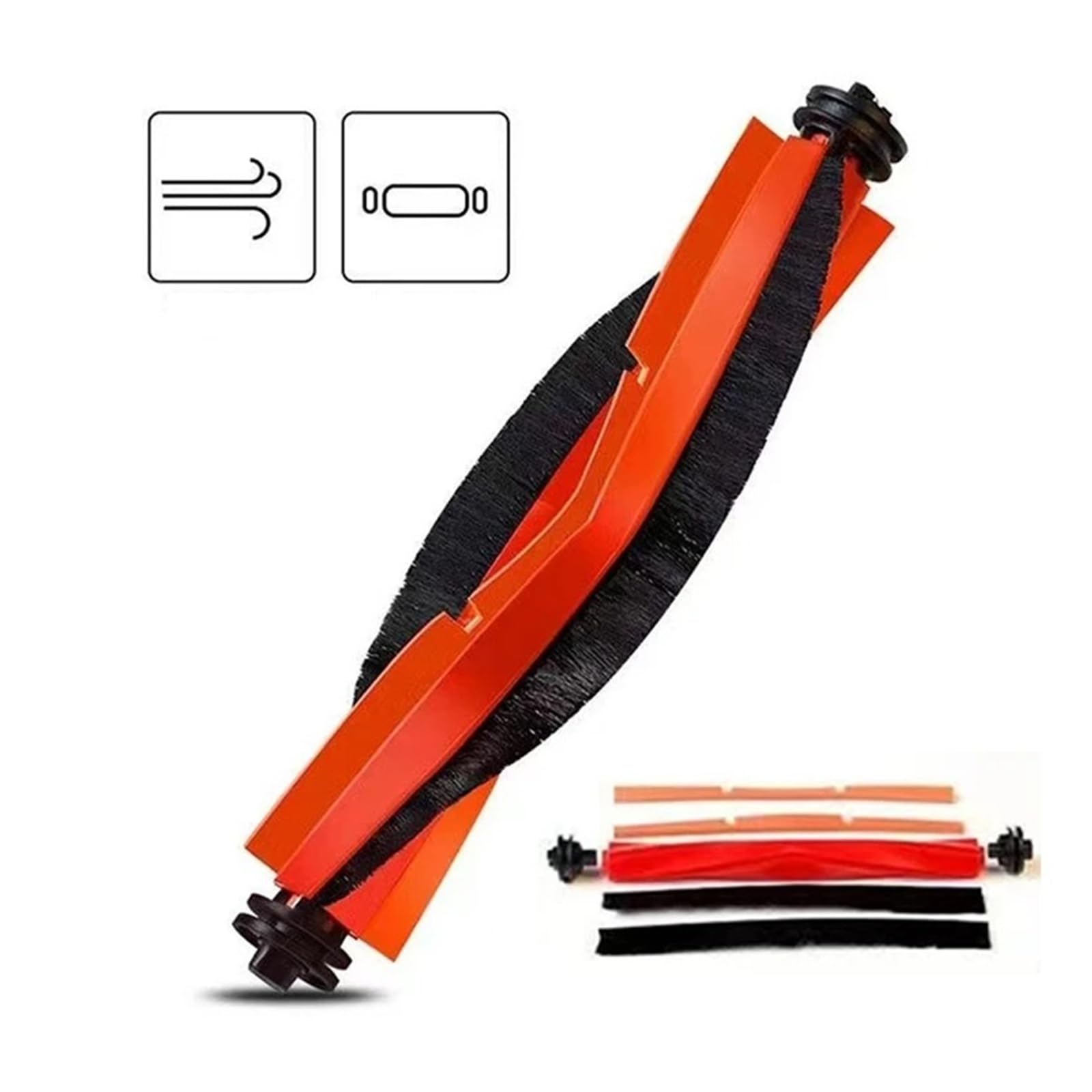 Kompatybilny z Xiaomi Robot Vacuum X20 Max /X20 Pro / D109GL /D102GL akcesoria szczotka boczna wałka głównego, filtr Hepa, mop, worek zbierany na kurz (niebieski)