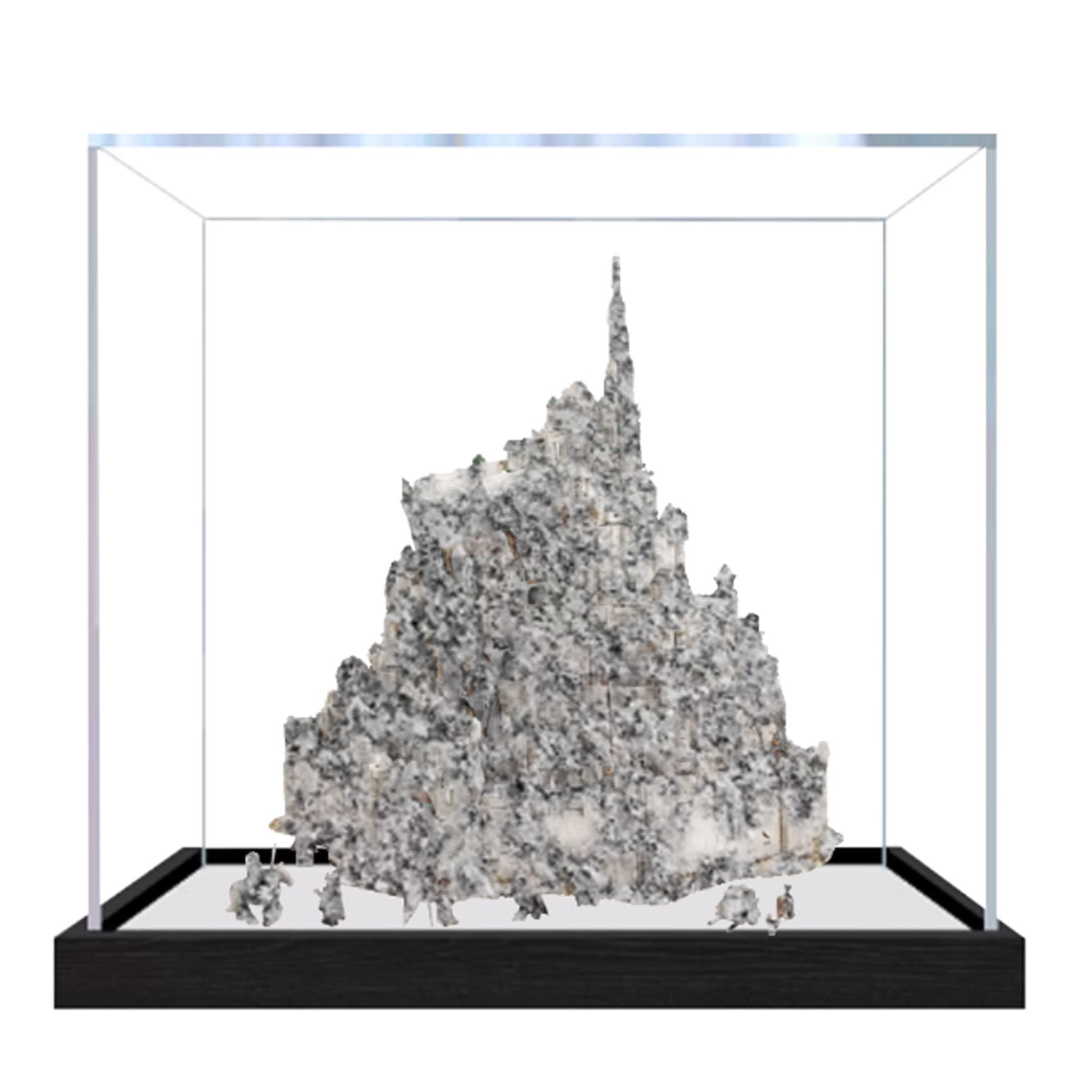 Acrylic Display Case for Le-go 11377 Castle Model, Dustproof Display Box (display box only) (StyleC 2mm)