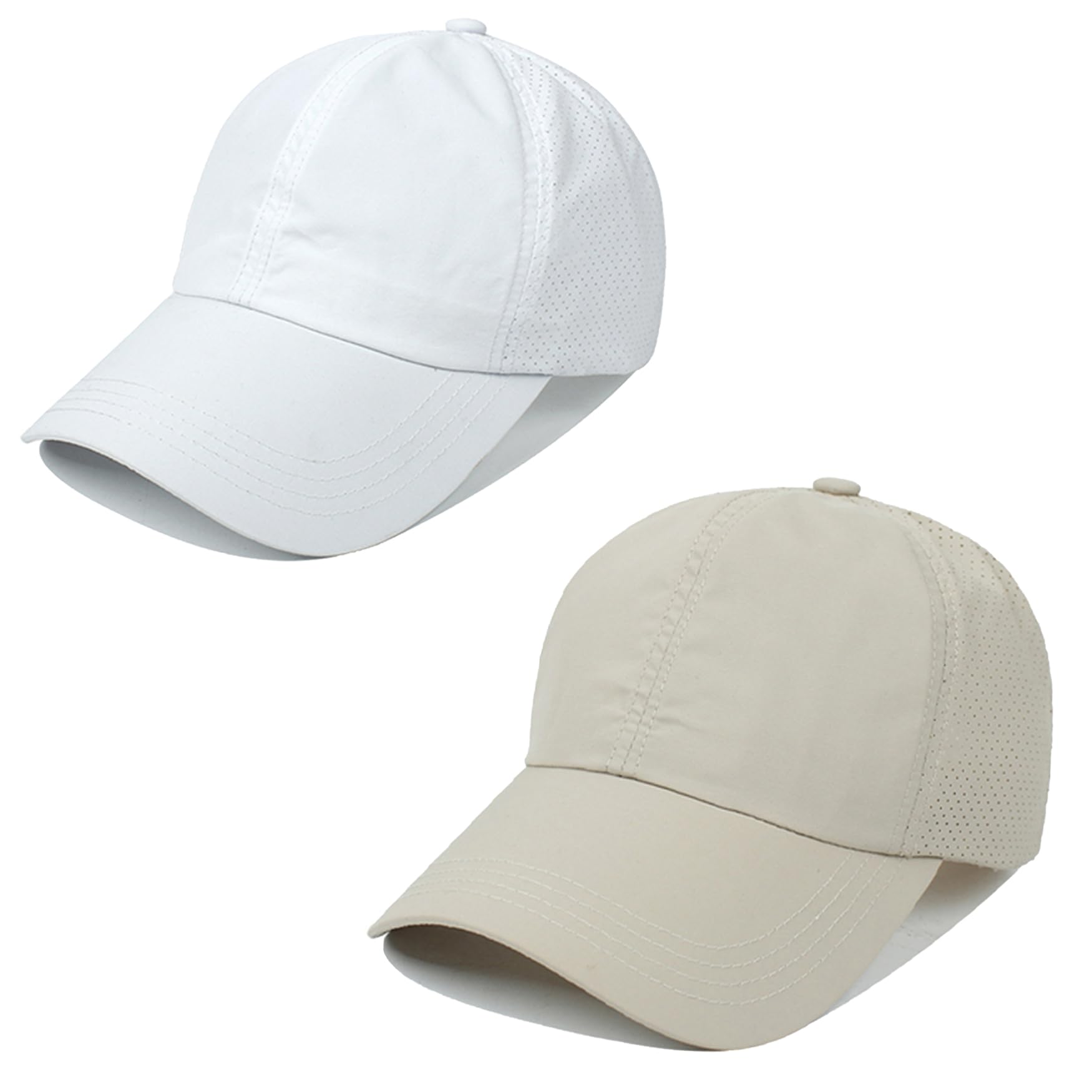 Tisoloow Cross Hat Womens Baseball Cap Cross Ponytail Hat High Messy Bun Hats Adjustable Quick Drying Mesh Hat