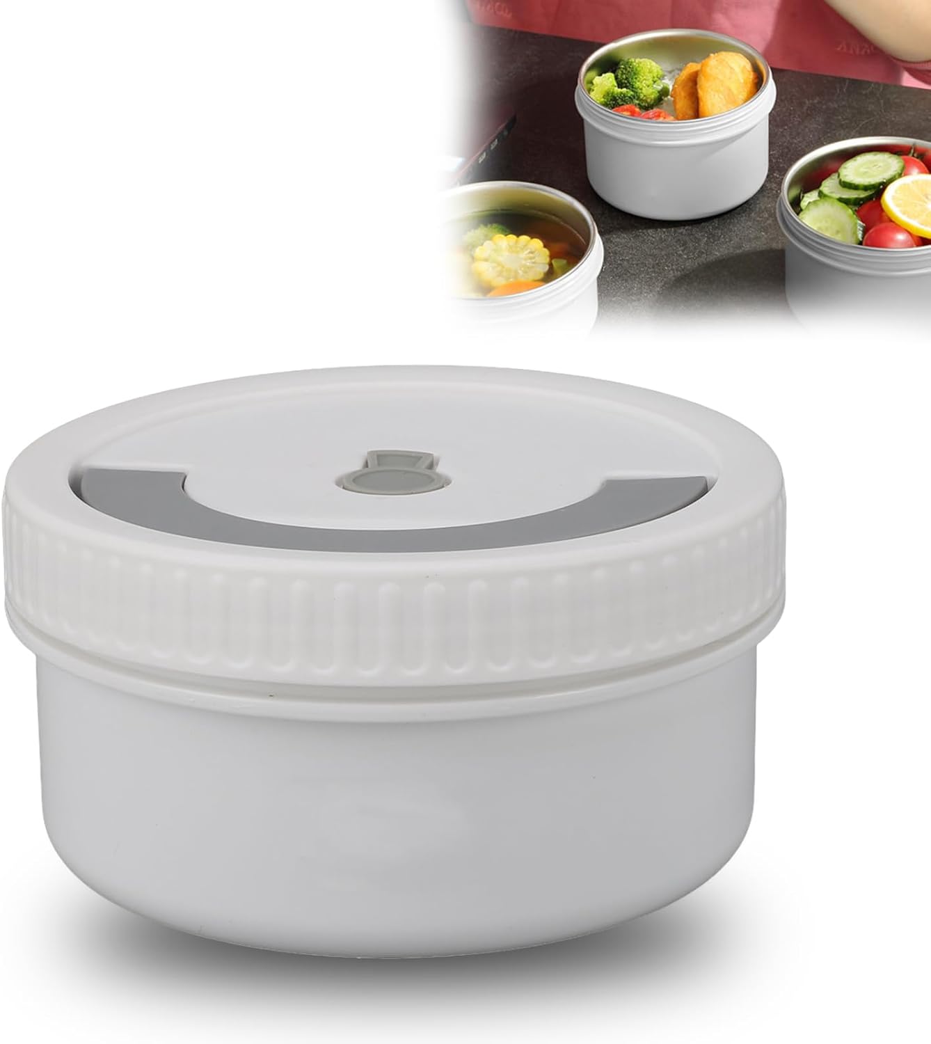 Hot Food, Leakproof Lid, Insulated Lunch Box, Ideal for Cool or Hot
