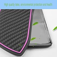 Vista 2 de Accesorios para Dodge Charger 2015-2023 Insertos antipolvo, forros de bolsillo de puerta, alfombrillas de consola central, juego de 22 piezas